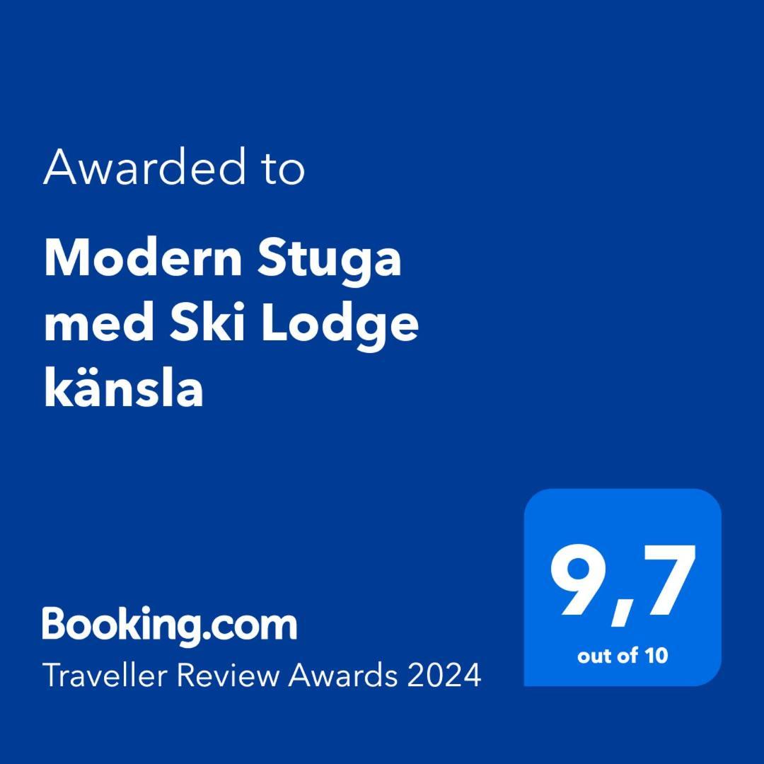 Modern Stuga Med Ski Lodge Kaensla Järvsö 외부 사진